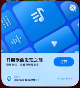 通城苹果14维修站分享iPhone14音乐识别功能使用方法 