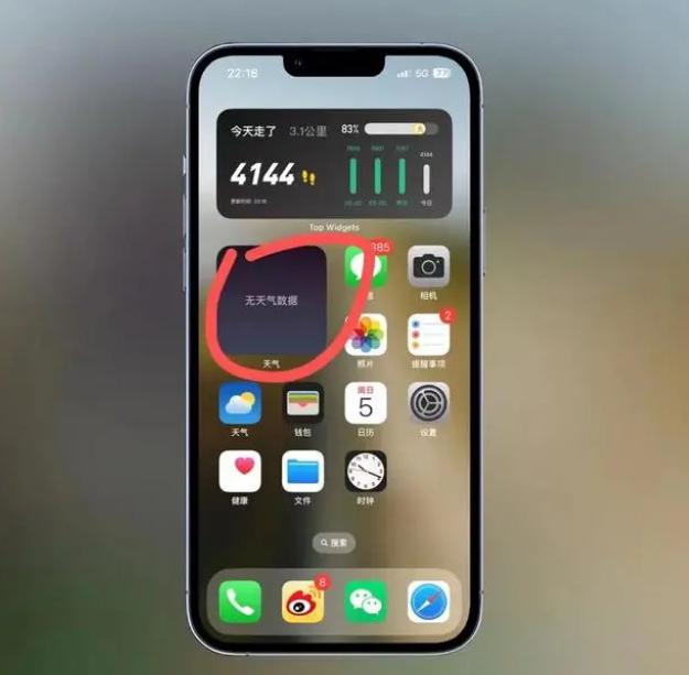 通城苹果手机维修分享:iOS16主屏幕天气小组件无法正常工作怎么办？ 