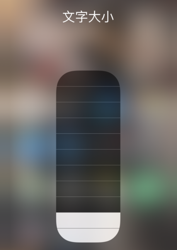 通城苹果手机维修分享小技巧：在 iPhone 控制中心快速调节字体大小 
